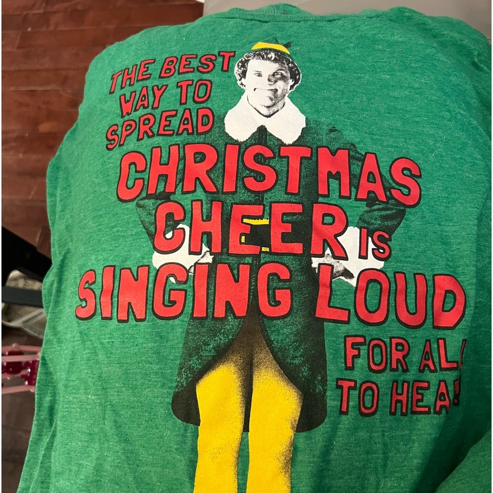 Elf movie Christmas tee Kids size large